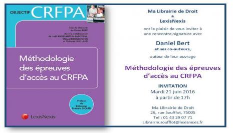 Méthodologie des épreuves d'accès au CRFPA, coll. 