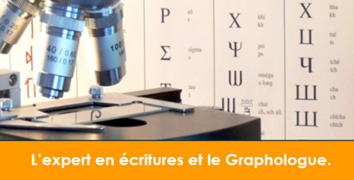 Différence entre l’expert en écritures et le graphologue.