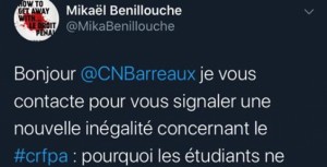 Admissibilité CRFPA 2019 : inégalités et injustices