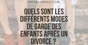 Quels sont les différents modes de garde des enfants après un divorce ?