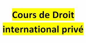 CONTEXTUALISATION DU COURS DE DROIT INTERNATIONAL PRIVE EN RD. CONGO 